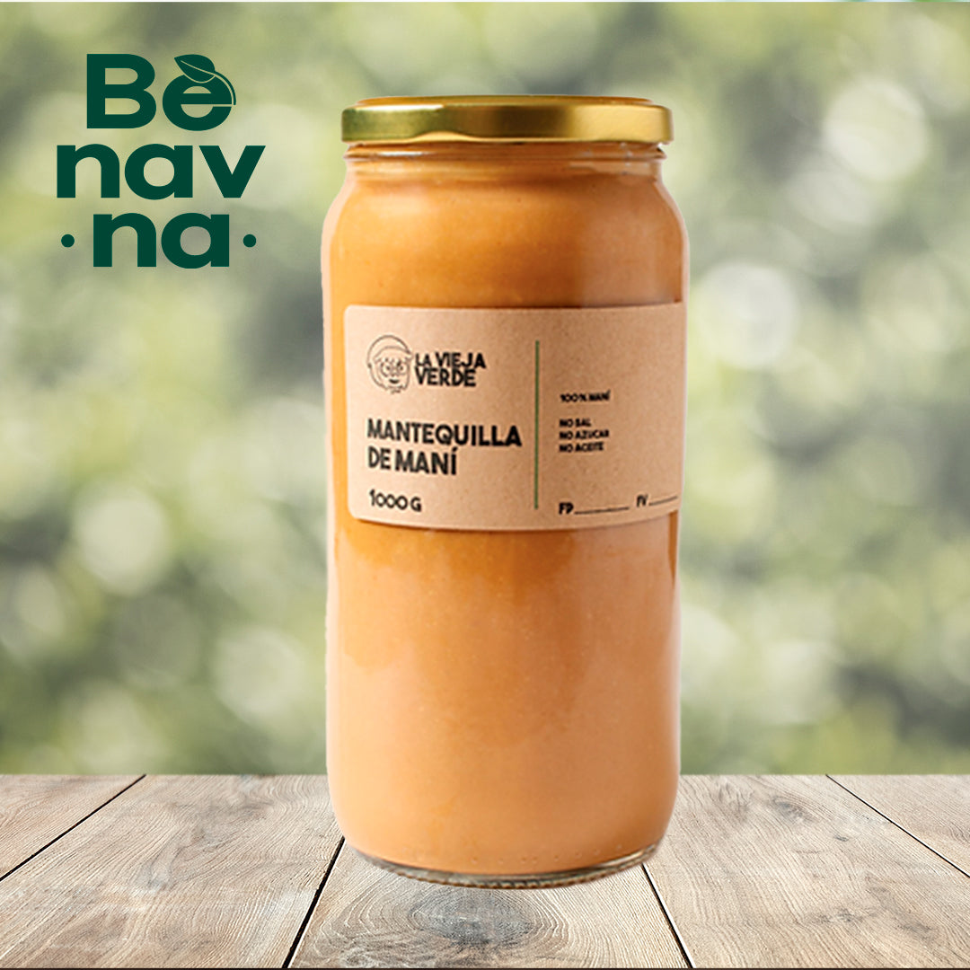 Mantequilla de Maní 1000Gr - La Vieja Verde