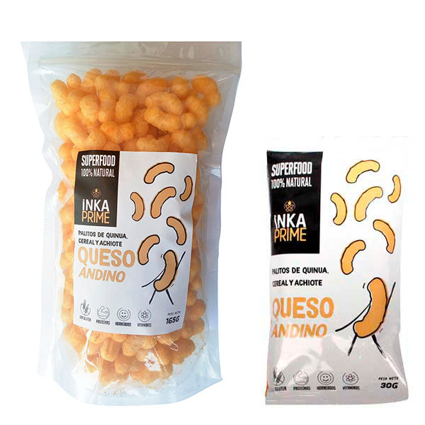 Inka Prime - Snack Queso andino 30 Gr