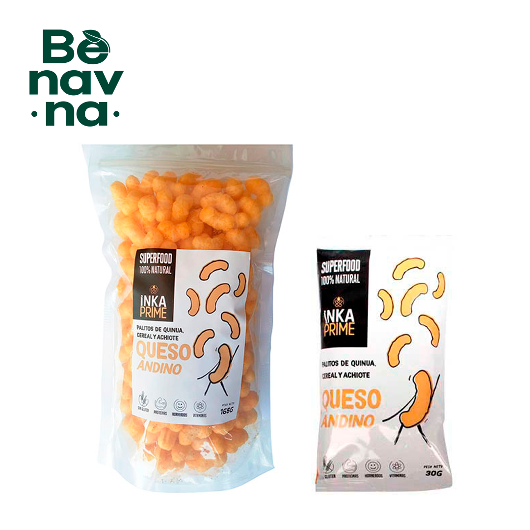 Inka Prime - Snack Queso andino 30 Gr