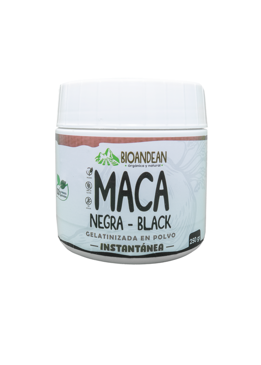 Maca Negra Gelatinizada en Polvo 250Gr -Bioandean