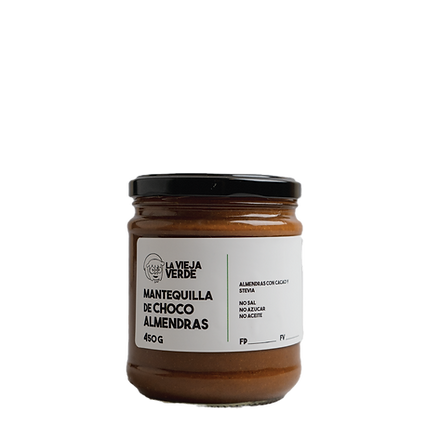Mantequilla de Choco Almendras 220Gr - La Vieja Verde