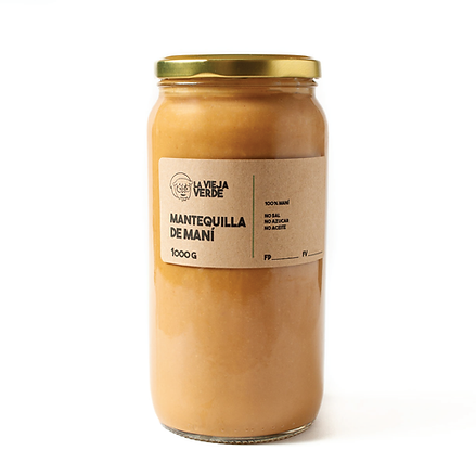 Mantequilla de Maní 1000Gr - La Vieja Verde