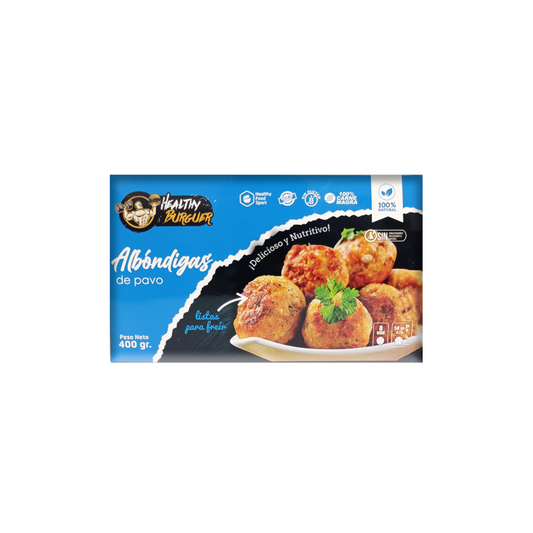 Albóndigas Artesanales de Pavo 400g - Healthy Burguer