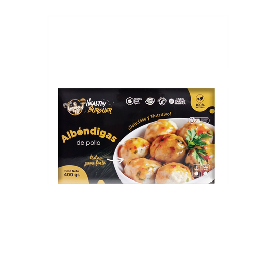 Albóndigas Artesanales de Pollo 400g - Healthy Burguer