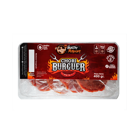 Hamburguesa Artesanal ChoriBurguer 400g - Healthy Burguer