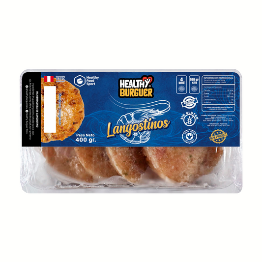 Hamburguesa Artesanal Langostino 400g - Healthy Burguer