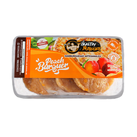 Hamburguesa Artesanal de Pollo Peach 400g - Healthy Burguer